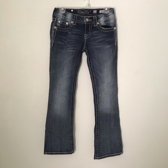 Miss Me Denim - Miss Me boot rhinestone jeans size 26